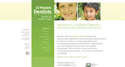 Desktop Screenshot of cupediatricdentists.com